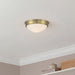 Millennium - 5221-VB - LED Flush Mount - Baumann - Vintage Brass