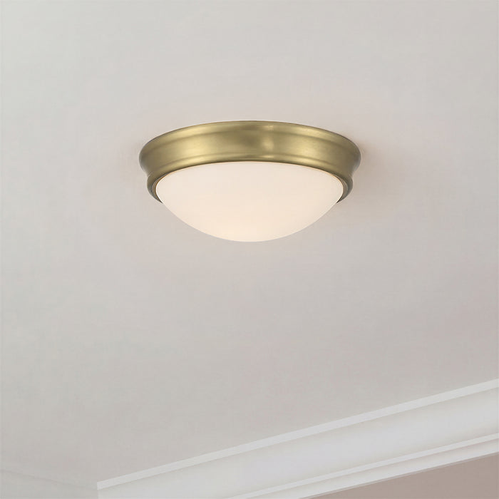 Millennium - 5221-VB - LED Flush Mount - Baumann - Vintage Brass