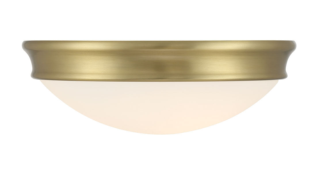 Millennium - 5223-VB - LED Flush Mount - Baumann - Vintage Brass