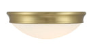 Millennium - 5223-VB - LED Flush Mount - Baumann - Vintage Brass