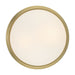 Millennium - 5223-VB - LED Flush Mount - Baumann - Vintage Brass