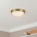 Millennium - 5223-VB - LED Flush Mount - Baumann - Vintage Brass