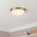 Millennium - 5225-VB - LED Flush Mount - Baumann - Vintage Brass