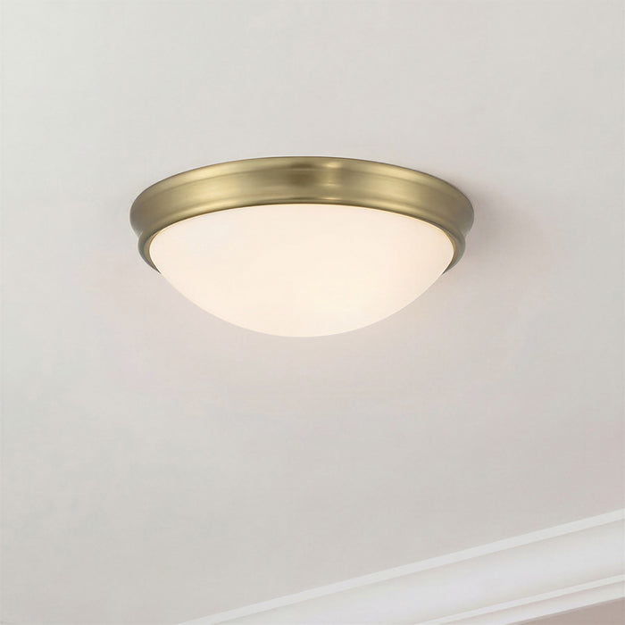 Millennium - 5225-VB - LED Flush Mount - Baumann - Vintage Brass