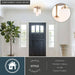 Vaxcel - C0358 - Three Light Flush Mount - Park Ridge - Champagne Gold