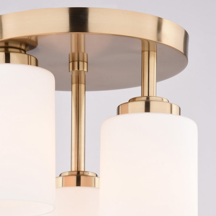 Vaxcel - C0358 - Three Light Flush Mount - Park Ridge - Champagne Gold