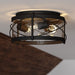 Vaxcel - C0359 - Three Light Flush Mount - Harrison - Matte Black
