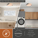 Vaxcel - C0360 - LED Flush Mount - Everette - Matte Black and Natural Wood