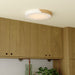 Vaxcel - C0361 - LED Flush Mount - Everette - White and Natural Wood