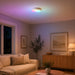 Vaxcel - C0361 - LED Flush Mount - Everette - White and Natural Wood