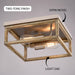 Vaxcel - C0363 - Two Light Flush Mount - Pratt - Satin Nickel and Light Oak