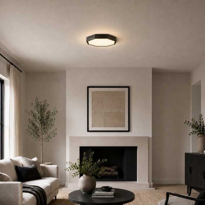 Vaxcel - C0364 - LED Flush Mount - Diversey - Textured Black