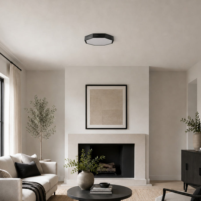 Vaxcel - C0364 - LED Flush Mount - Diversey - Textured Black