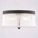 Vaxcel - C0365 - Two Light Flush Mount - Riverside - Matte Black