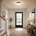 Vaxcel - C0365 - Two Light Flush Mount - Riverside - Matte Black