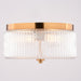 Vaxcel - C0366 - Two Light Flush Mount - Riverside - Muted Brass