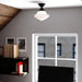 Vaxcel - C0367 - One Light Semi-Flush Mount - Huntley - Oil Rubbed Bronze