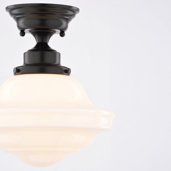 Vaxcel - C0367 - One Light Semi-Flush Mount - Huntley - Oil Rubbed Bronze