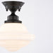 Vaxcel - C0367 - One Light Semi-Flush Mount - Huntley - Oil Rubbed Bronze