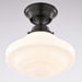 Vaxcel - C0367 - One Light Semi-Flush Mount - Huntley - Oil Rubbed Bronze