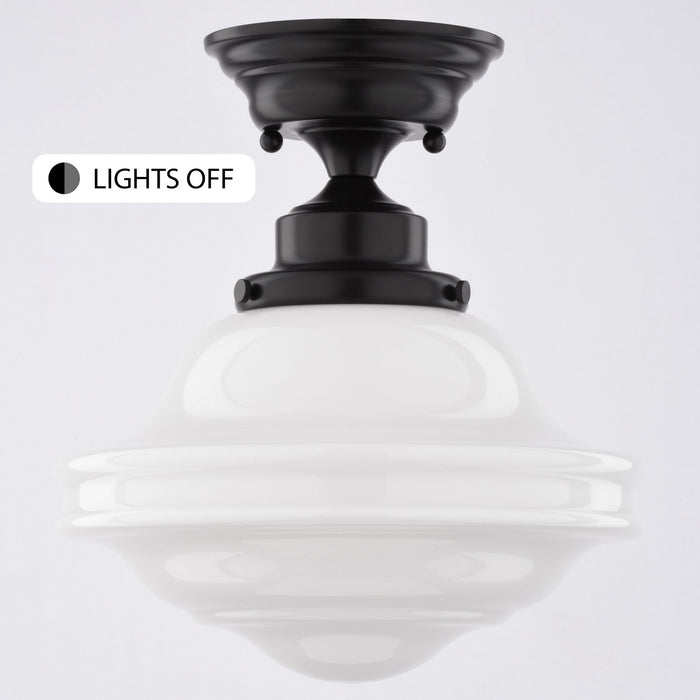 Vaxcel - C0367 - One Light Semi-Flush Mount - Huntley - Oil Rubbed Bronze