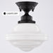 Vaxcel - C0367 - One Light Semi-Flush Mount - Huntley - Oil Rubbed Bronze