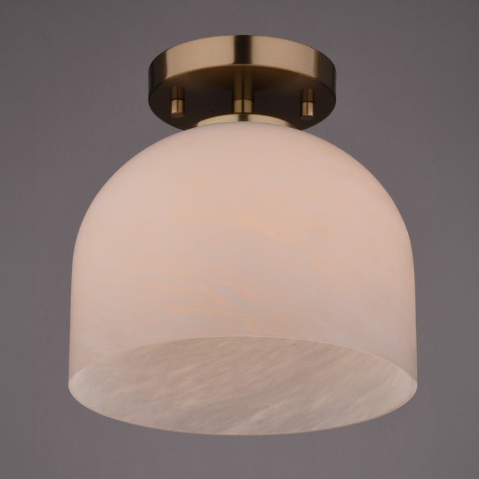Vaxcel - C0369 - One Light Semi-Flush Mount - Shelby - Champagne Gold