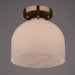 Vaxcel - C0369 - One Light Semi-Flush Mount - Shelby - Champagne Gold