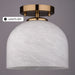 Vaxcel - C0369 - One Light Semi-Flush Mount - Shelby - Champagne Gold
