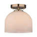 Vaxcel - C0369 - One Light Semi-Flush Mount - Shelby - Champagne Gold