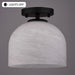 Vaxcel - C0370 - One Light Semi-Flush Mount - Shelby - Matte Black