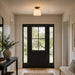Vaxcel - C0370 - One Light Semi-Flush Mount - Shelby - Matte Black