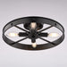 Vaxcel - C0373 - Four Light Semi-Flush Mount - Santa Fe - Matte Black