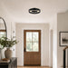 Vaxcel - C0373 - Four Light Semi-Flush Mount - Santa Fe - Matte Black