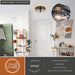 Vaxcel - C0378 - Two Light Flush Mount - Grace - Matte Black