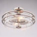 Vaxcel - C0381 - Two Light Semi-Flush Mount - Grace - Satin Nickel