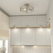 Vaxcel - C0381 - Two Light Semi-Flush Mount - Grace - Satin Nickel
