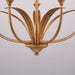 Vaxcel - H0324 - Five Light Chandelier - Fern Ridge - Heritage Gold