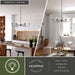 Vaxcel - H0320 - Six Light Chandelier - Annabelle - Matte Black