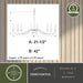 Vaxcel - H0323 - Eight Light Chandelier - Annabelle - Muted Brass
