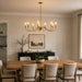 Vaxcel - H0323 - Eight Light Chandelier - Annabelle - Muted Brass