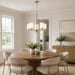 Vaxcel - H0325 - Five Light Chandelier - Park Ridge - Champagne Gold