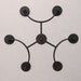 Vaxcel - H0326 - Six Light Chandelier - Maple Valley - Matte Black
