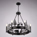 Vaxcel - H0329 - Six Light Chandelier - Acadia - Bronze
