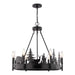 Vaxcel - H0329 - Six Light Chandelier - Acadia - Bronze