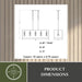 Vaxcel - H0332 - Five Light Linear Chandelier - Pratt - Satin Nickel and Light Oak