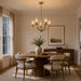Vaxcel - H0334 - Five Light Chandelier - Elmwood Park - Champagne Gold