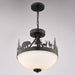 Vaxcel - P0474 - Two Light Pendant - Acadia - Bronze
