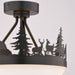 Vaxcel - P0474 - Two Light Pendant - Acadia - Bronze