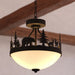 Vaxcel - P0474 - Two Light Pendant - Acadia - Bronze
